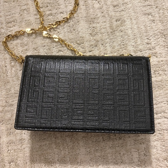Givenchy 4G black coated canvas wallet on chain bag NEW - Picture 8 of 16